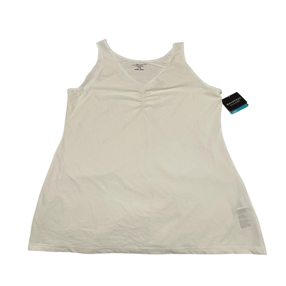 Exofficio White Give-N-Go Tank Top